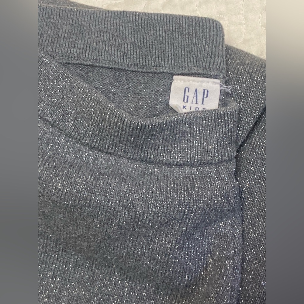 GAP KIDS CASUAL HEATHER GRAY SPARKLE LEGGING -LIKE